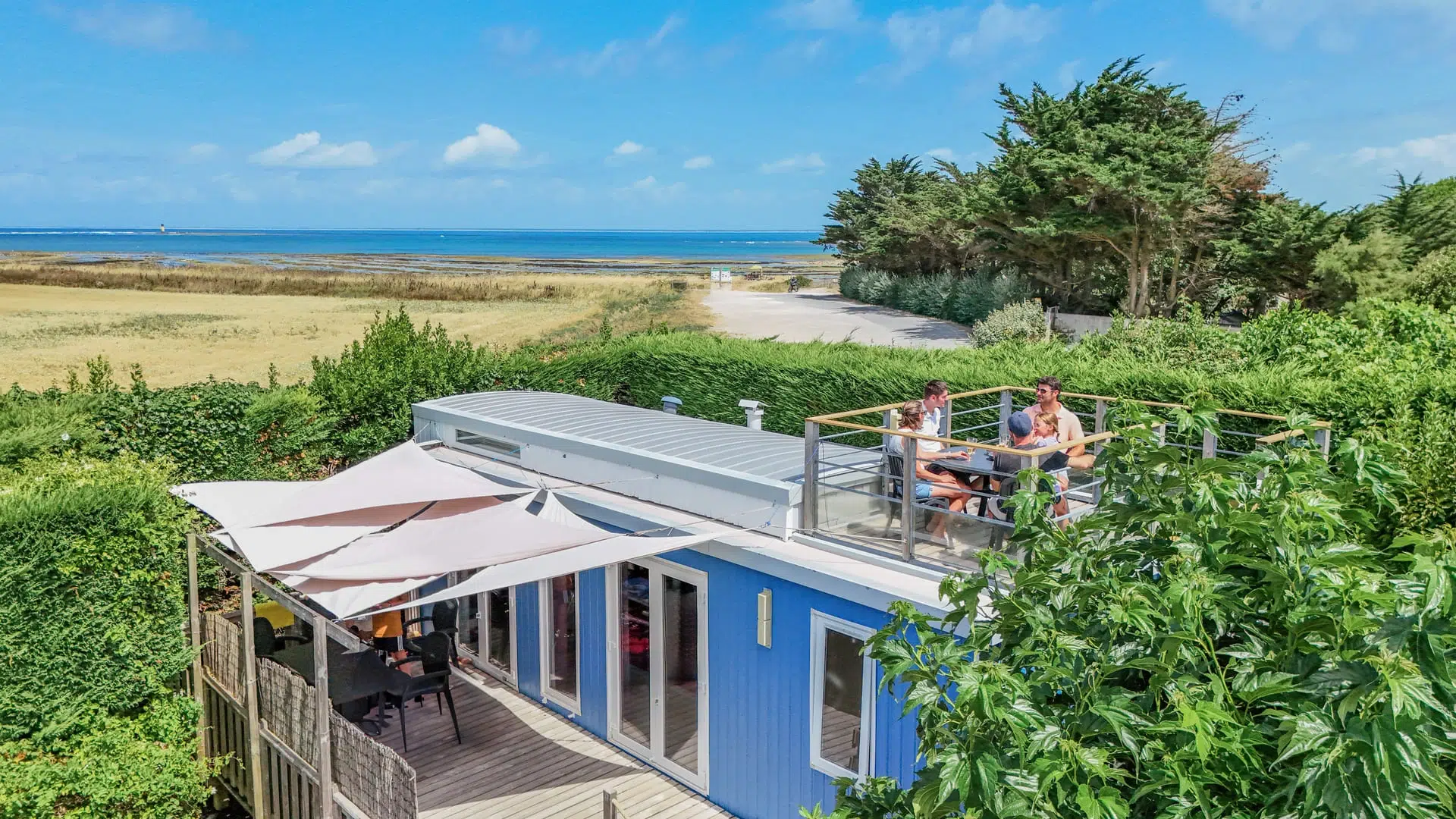 location avec toit terrasse